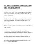 CS 7643 QUIZ 1 PREP SET 2026 TESTED&NewLine;QUESTIONS WITH RATIONALE