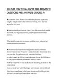 CS 7643 QUIZ 1 ACTUAL TEST SCRIPT 2026&NewLine;VERIFIED SOLUTIONS