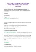 VATI Virtual ATI Predictor Green Light Exam Questions and Verified Answers