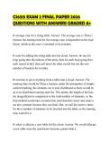 CS6515 ALGORITHMS FINAL TEST PAPER&NewLine;ONE 2026 DETAILED QUESTIONS GRADED&NewLine;A&plus;&NewLine;