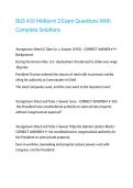 BUS 410 Midterm 2 Exam Questions With Complete Solutions