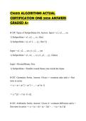 CS6515 COMPREHENSIVE TEST PAPER 3&NewLine;VERSION C 2026 FULL QUESTIONS AND&NewLine;CORRECT SOLUTIONS GRADED A&plus;