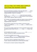 CRSS FULL SOLUTION SCRIPT 2026 QUESTIONS&NewLine;WITH ANSWERS GRADED A&plus;