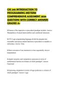 CRSS FINAL STUDY PAPER 2026 QUESTIONS&NewLine;WITH SOLUTIONS GRADED A&plus;&NewLine;