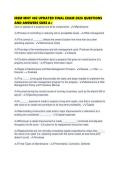 IREM MNT 402 UPDATED FINAL EXAM 2026 QUESTIONS AND ANSWERS SURE 