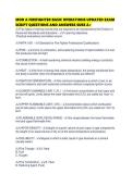 MOD A FIREFIGHTER BASIC OPERATIONS UPDATED EXAM SCRIPT QUESTIONS AND