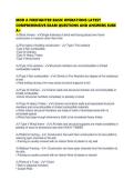 MOD A FIREFIGHTER BASIC OPERATIONS LATEST COMPREHENSIVE EXAM QUESTIONS AND