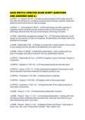 SANS MGT514 UPDATED EXAM SCRIPT QUESTIONS AND ANSWERS SURE