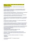 ORGB 364 FINAL EXAM UPDATED QUESTIONS AND ANSWERS SURE A&period;pdf