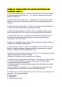 ORGB 364 EXAMS SCRIPT UPDATED QUESTIONS AND ANSWERS SURE A&period;pd
