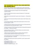 PJM TRANSMISSION UPDATED FINAL EXAM QUESTIONS AND ANSWERS SURE
