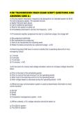 PJM TRANSMISSION MAIN EXAM SCRIPT QUESTIONS AND ANSWERS SURE A&period;pd