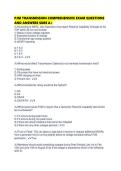 PJM TRANSMISSION COMPREHENSIVE EXAM QUESTIONS AND ANSWERS SURE A&period;pdf