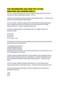 PJM TRANSMISSION 2026 EXAM TEST ACTUAL QUESTIONS AND ANSWERS SURE A&period;pdf
