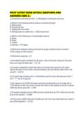 PICAT LATEST EXAM ACTUAL QUESTIONS AND ANSWERS SURE A&period;pdf