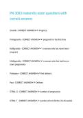PN 3003 maternity exam questions with correct answers&period;