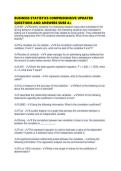 BUSINESS STATISTICS COMPREHENSIVE UPDATED QUESTIONS AND ANSWERS SURE A&period;pdf