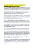 BUSINESS STATISTICS EVALUATION EXAM TEST QUESTIONS AND ANSWERS SURE A&period;pdf