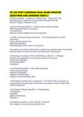 NC 302 POST LICENSING FINAL EXAM UPDATED QUESTIONS AND ANSWERS SURE A&period;pdf