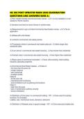 NC 302 POST UPDATED MAIN 2026 EXAMINATION QUESTIONS AND ANSWERS SURE A&period;pdf