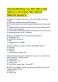 CSWA-SD BOARD EVALUATION 2026&NewLine;GUARANTEED PASS ANSWERS GRADED A&plus;
