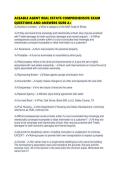 ACEABLE AGENT REAL ESTATE COMPREHENSIVE EXAM QUESTIONS AND ANSWERS SURE A&period;pdf