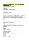 CBIS COMPREHENSIVE EXAM LATEST QUESTIONS AND ANSWERS SURE A&period;pdf