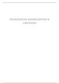 Pedagogische Basisbegrippen & Contexten &vert; Een Beeld van een Kind &vert; UGent &vert; 2025&sol;26