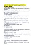 APEX EKG UPDATED FINAL EXAM QUESTIONS AND ANSWERS SURE A&period;pdf