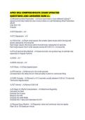 APEX EKG COMPREHENSIVE EXAM UPDATED QUESTIONS AND ANSWERS SURE A&period;pdf