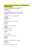 APEX EKG EVALUATION EXAM LATEST QUESTIONS AND ANSWERS SURE A&period;pd