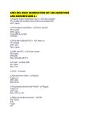 APEX EKG MAIN EXAMINATION SET 2026 QUESTIONS AND ANSWERS SURE A&period;pdf