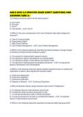 AGILE SAFE 6&period;0 UPDATED EXAM SCRIPT QUESTIONS AND&NewLine;ANSWERS SURE A&plus;