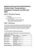 2026&sol;2027 Alabama NHA Exam Bank&colon; Elite Regulatory & Clinical Practice Test &lpar;McQ Questions&rpar;