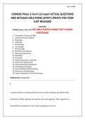 COMSAE Phase 1 Form 114 &mdash; exam COMPLETE QUESTIONS AND DETAILED SOLUTIONS --PACKAGE DEAL