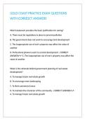 GOLD COAST PRACTICE EXAM QUESTIONS WITH CORRESCT ANSWERS
