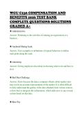 WGU C236 COMPENSATION AND&NewLine;BENEFITS 2026 TEST BANK&NewLine;COMPLETE QUESTIONS SOLUTIONS&NewLine;GRADED A&plus;