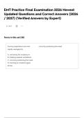 EMT Practice Final Examination 2026 Newest Updated Questions and Correct Answers &lpar;2026 &sol; 2027&rpar; &lpar;Verified Answers by Expert&rpar;