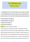 NCCT Phlebotomy Exam Questions and Verified Answers 100&percnt; Correct &vert; Grade A&plus; 