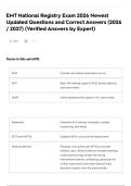 EMT National Registry Exam 2026 Newest Updated Questions and Correct Answers &lpar;2026 &sol; 2027&rpar; &lpar;Verified Answers by Expert&rpar;