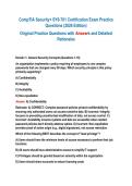 CompTIA Security&plus; SY0-701 Certification Exam Practice&NewLine;Questions &lpar;2026 Edition&rpar;&NewLine;Original Practice Questions with Answers and Detailed&NewLine;Rationales&NewLine;