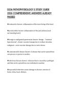 D236 PATHOPHYSIOLOGY E EXAM PREP 2026&NewLine;TESTED QUESTIONS WITH RATIONALE