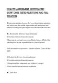 D236 PATHOPHYSIOLOGY E ACTUAL TEST&NewLine;SCRIPT 2026 VERIFIED SOLUTIONS