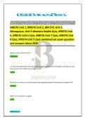 MN576 Unit 1&comma; MN576 Unit 2&comma; MN 576&colon; Unit 3 Menopause&comma; Unit 4 Womens Health Quiz&comma; MN576 Unit 5&comma; MN576 Unit 6 Quiz&comma; MN576 Unit 7 Quiz&comma; MN576 Unit 8 Quiz&comma; MN576 Unit 9 Quiz combined set exam question and answers latest 2026