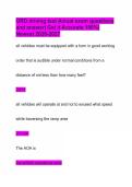ORD driving test Actual exam questions and answer&vert; Get it Accurate 100&percnt;&vert; Newest 2026-2027