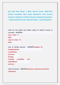 psy 623 final Exam &vert;&vert; Most Recent Exam 2026-2027 &NewLine;Actual Complete Real Exam Questions And Correct &NewLine;Answers &lpar;Expertly Verified Answers&rpar; Already Graded A&plus; &NewLine;&vert; Guaranteed Success&excl;&excl; Newest Exam &vert; Just Released&excl;&excl; 