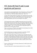 STC Series 66 Final &num;1 and 2 exam questions and answers