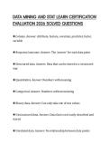 DATA DRIVEN DECISION MAKING FINAL&NewLine;ACTUAL ASSESSMENT 2026 COMPLETE&NewLine;SOLVED QUESTIONS