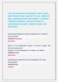 PSYC 426 ATHABASACA UNIVERSITY FINAL EXAM &vert;&vert; &NewLine;MOST RECENT EXAM  2026-2027 ACTUAL COMPLETE &NewLine;REAL EXAM QUESTIONS AND CORRECT  ANSWERS  &NewLine;&lpar;VERIFIED ANSWERS&rpar;  ALREADY GRADED A&plus; &vert; &NewLine;GUARANTEED SUCCESS&excl;&excl;  NEWEST EXAM &vert; JUST &NewLine;RELEASED&excl;&excl;