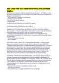 ACO CORB CORE 2026 EXAM QUESTIONS AND ANSWERS SURE
